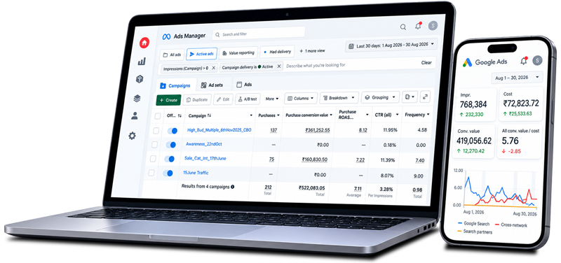 Digital growth dashboard